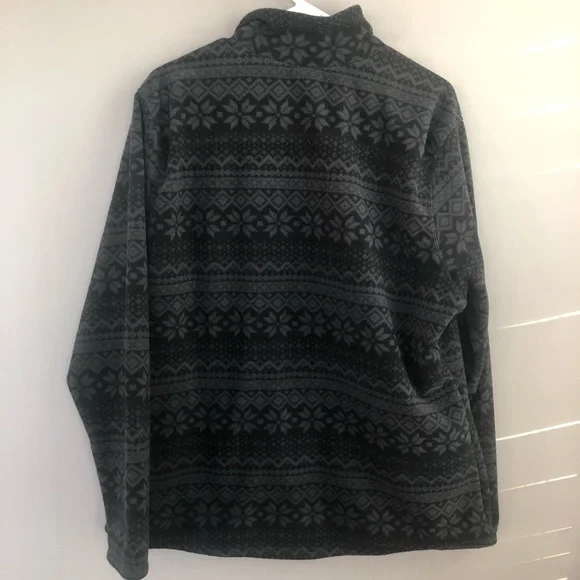 Old Navy Snowflake Fleece Zip Up Jacket XXL - Picture 3 of 5